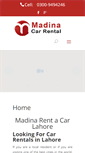 Mobile Screenshot of madinacarrental.com